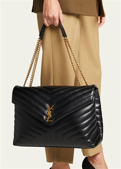 gold ysl bags|YSL over the shoulder bag.